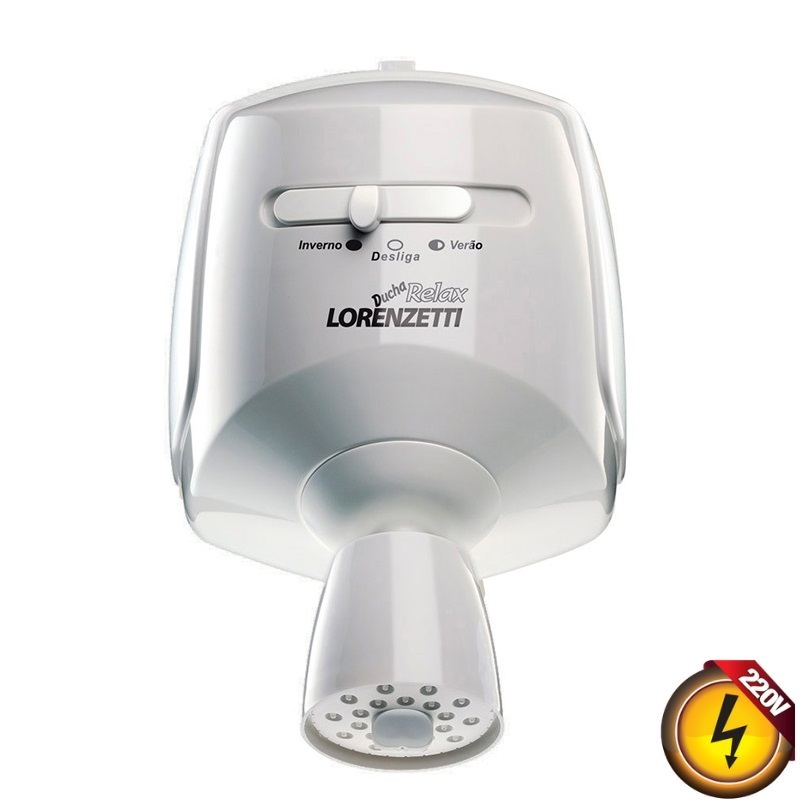 Ducha Relax 5500W 220V 3T Branca Lorenzetti 1