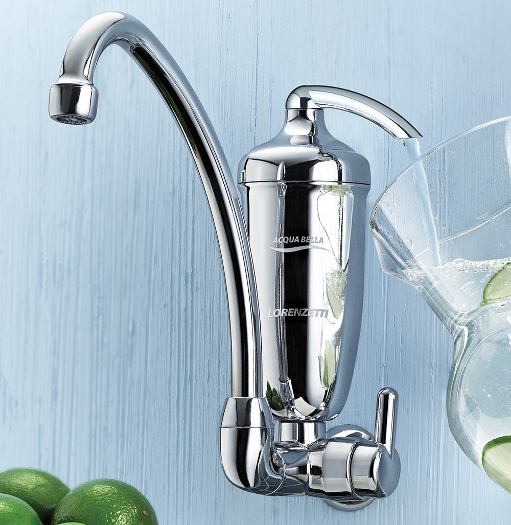 Filtro De agua C/Torneira Parede Acqua Bella Cromada Lorenzetti 1