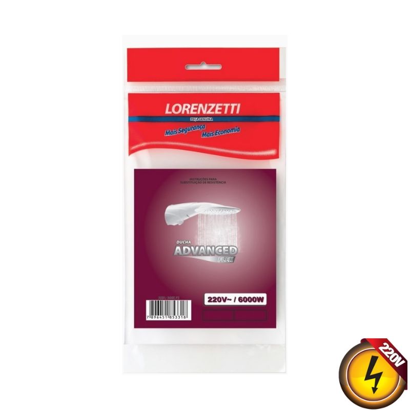 Resistencia Adv Flex 6000W 220V Lorenzetti 1