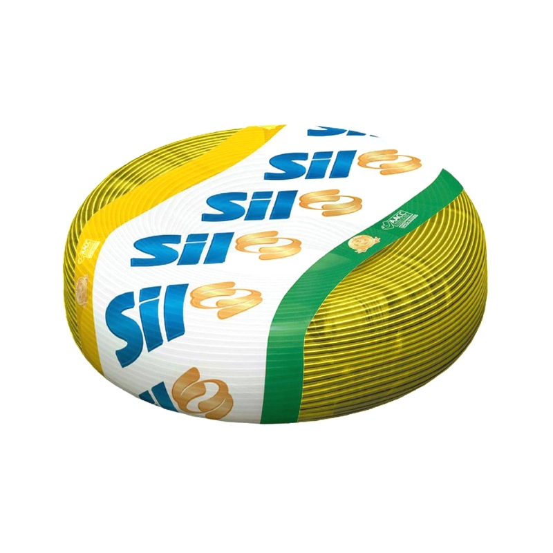 Cabo Flexivel 750V 2,5mm Amarelo Pvc Cl4 (Rolo 100mt) SIL 1