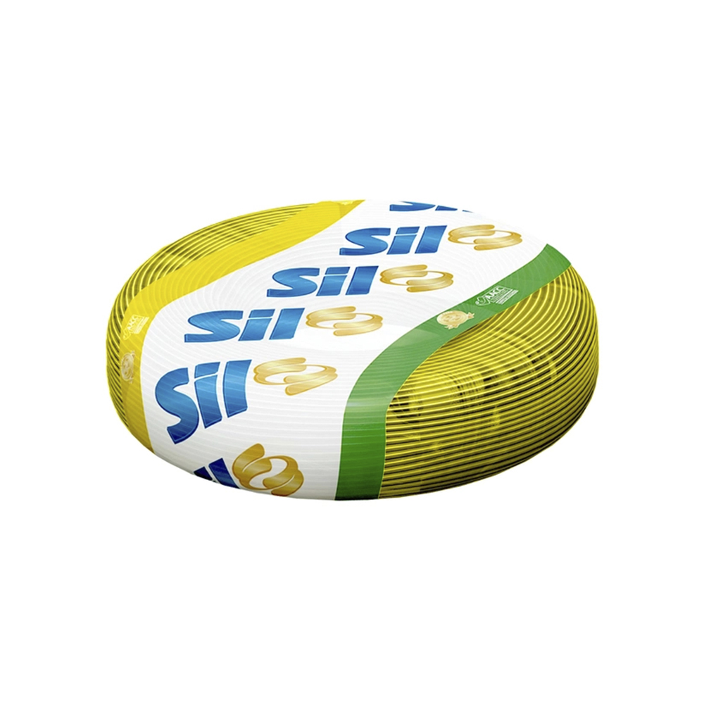 Cabo Flexivel 750V 4,0Mm Amarelo Pvc Cl4 (Rolo 100mt) SIL 1