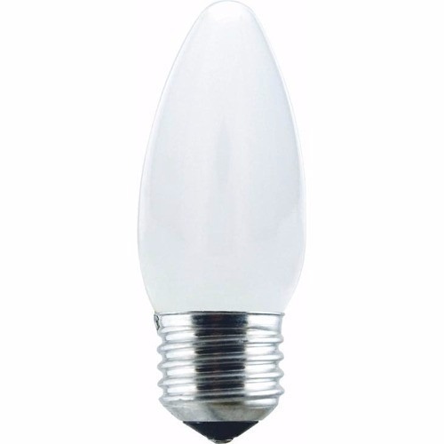 Lampada Incandescente Vela Leitosa 40W 127V E-27 Sadokin 1