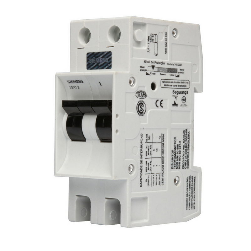 Disjuntor Bipolar 40A 5Sx2 240-7 Curva C Siemens 1