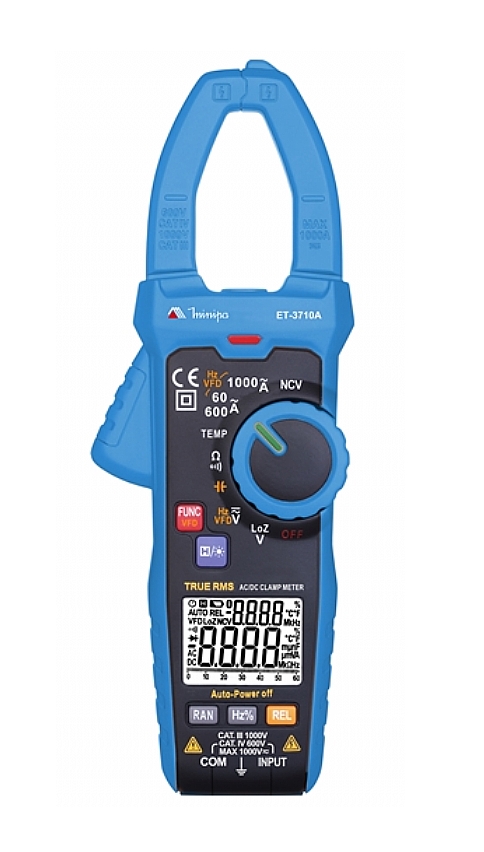 Alicate Amperimetro Digital Et-3710 Minipa 1