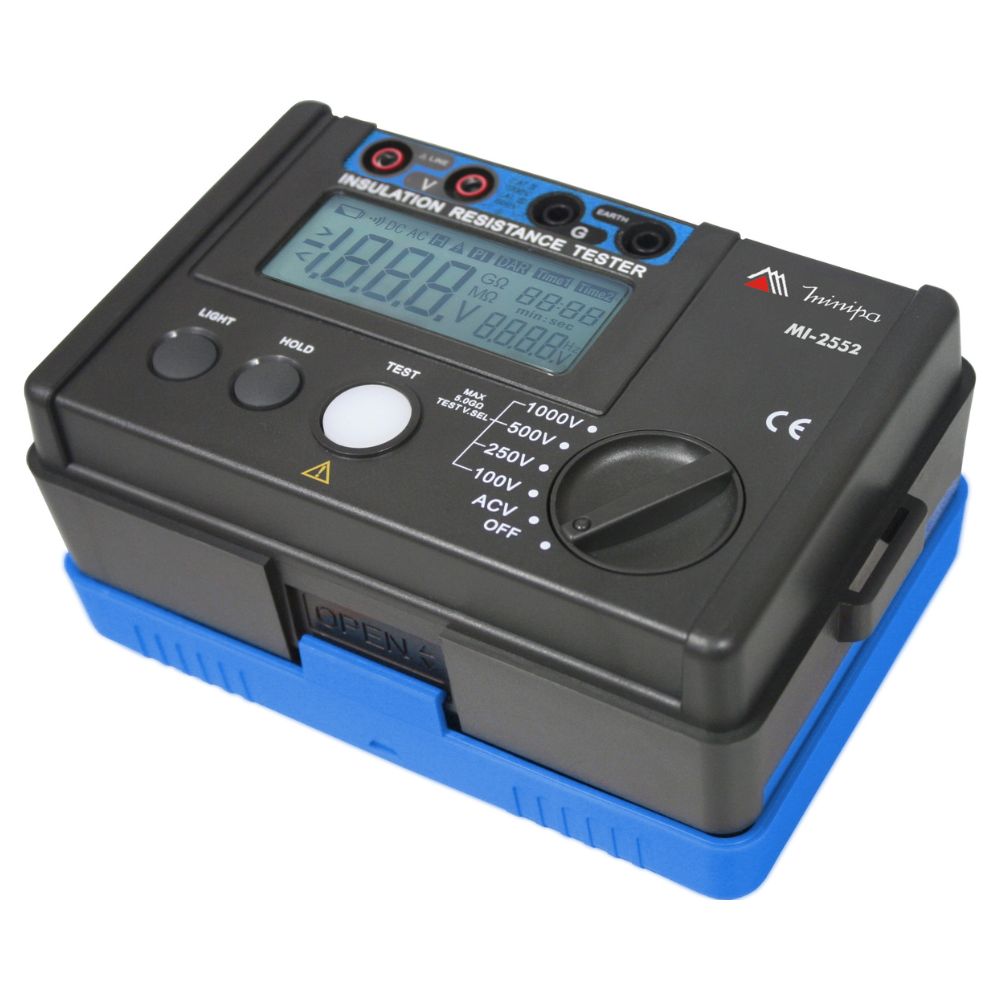 Megometro CAT III 600V/ Resist. De Isolacao MI-2552 Minipa 1