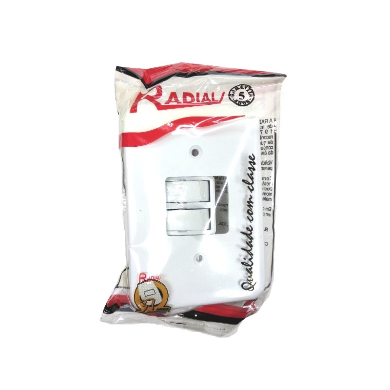 Interruptor 1Ss+1Sp 10A 250Vbr C/P Radial 1