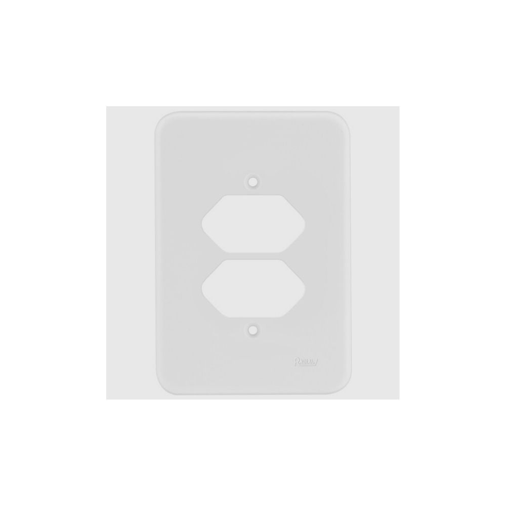 Placa 4X2 2T Pb Branca Radial 1