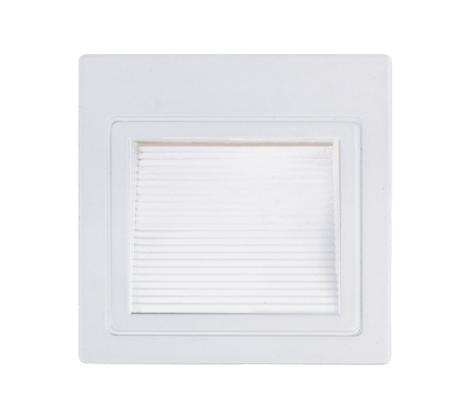Balizador Embutido Parede Branco 84x84 Led 3W 3000K (Branco Quente) Bivolt LM877 Luminatti 1