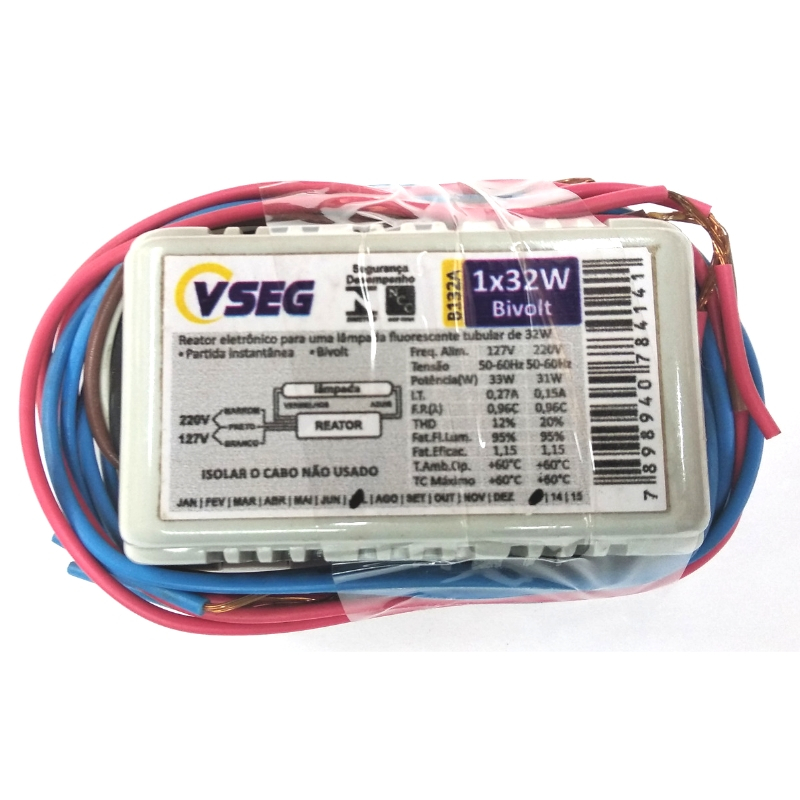 Reator Eletronico 1X32W Biv Afp Vseg 1