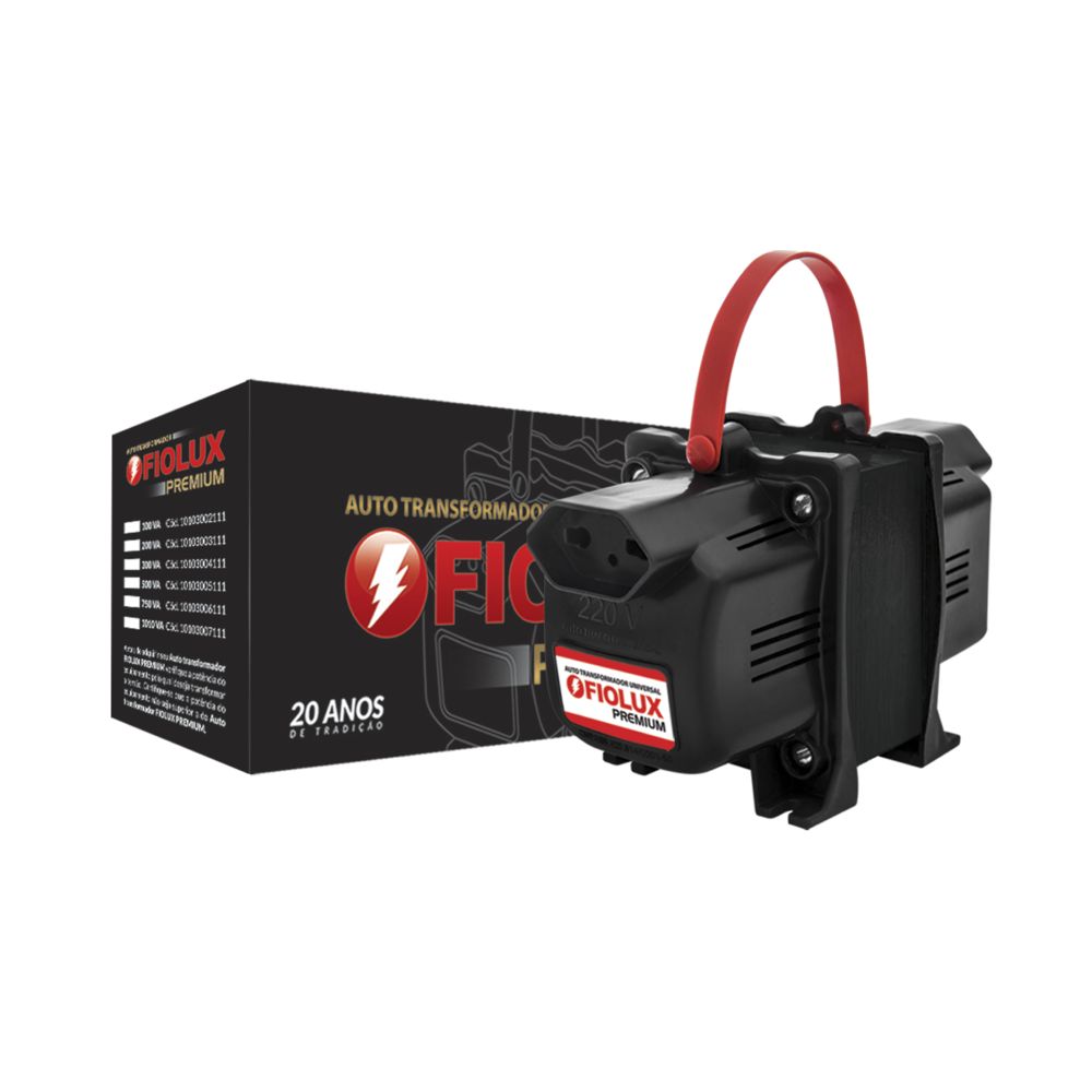 Autotransformador 1500Va 127/220V Premium Fiolux 1