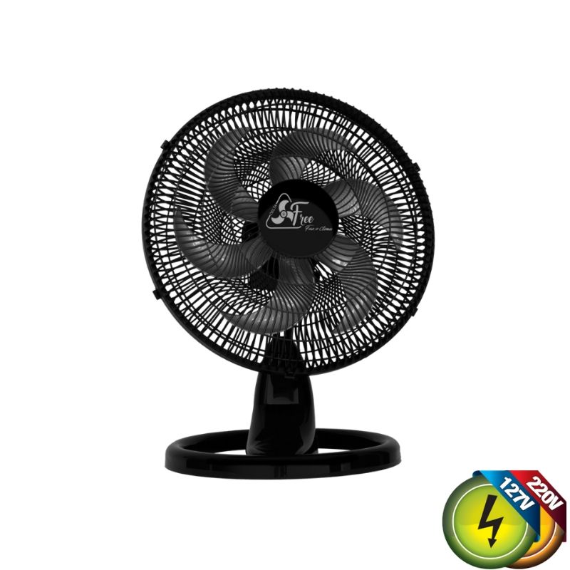Ventilador De Mesa Osc. Preto Delta Free 40Cm Biv Ventidelta 1