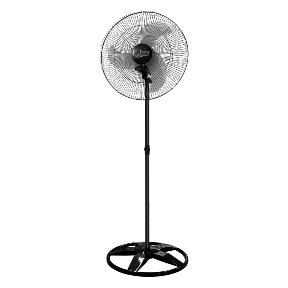 Ventilador de Coluna 60cm Oscilante com Grade Metálica Premiun PRETO Bivolt (170 Watts) 72-6412 Ventidelta 1