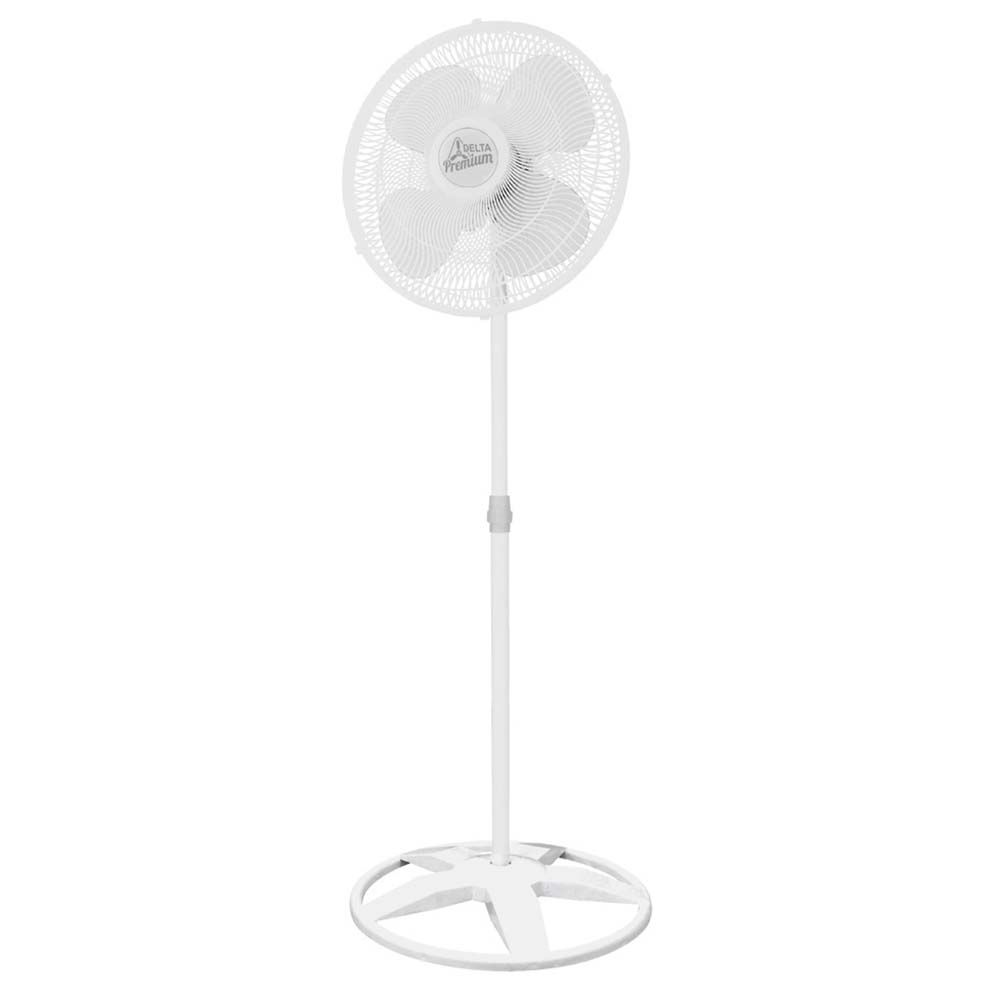 Ventilador de Coluna 50cm Oscilante com Grade Plástica New Premiun BRANCO Bivolt (170 Watts) 66-5418 Ventidelta 1
