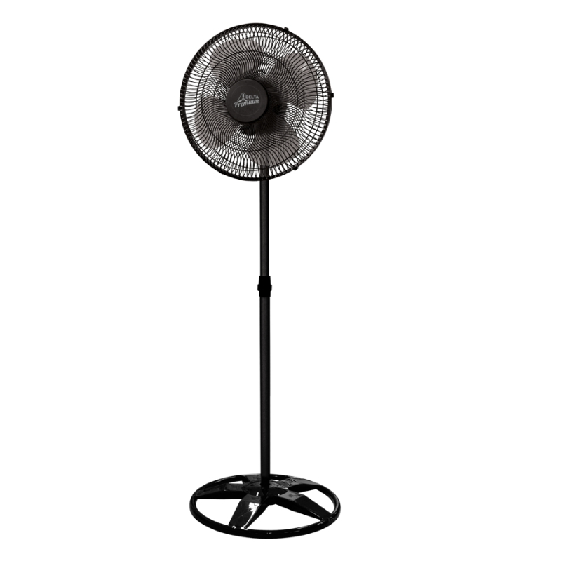 Ventilador de Coluna 50cm Oscilante com Grade Plástica New Premiun PRETO Bivolt (170 Watts) 66-5420 Ventidelta 1