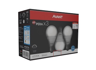 Kit 3 Lâmpadas Led Bulbo 15W 6500k Bivolt Pack3 Avant 2
