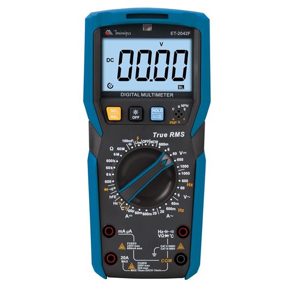 Multimetro Digital True Rms Catiii 600V Et-2042F Minipa 1