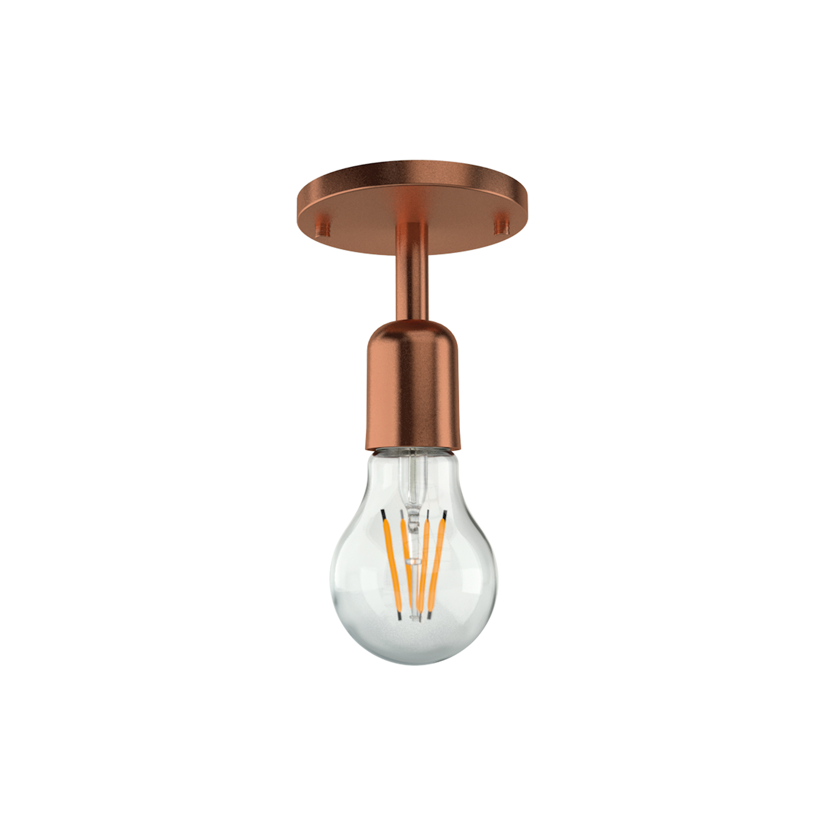 Plafon Edison 1X E-27 Bronze Or314 Orluce 1