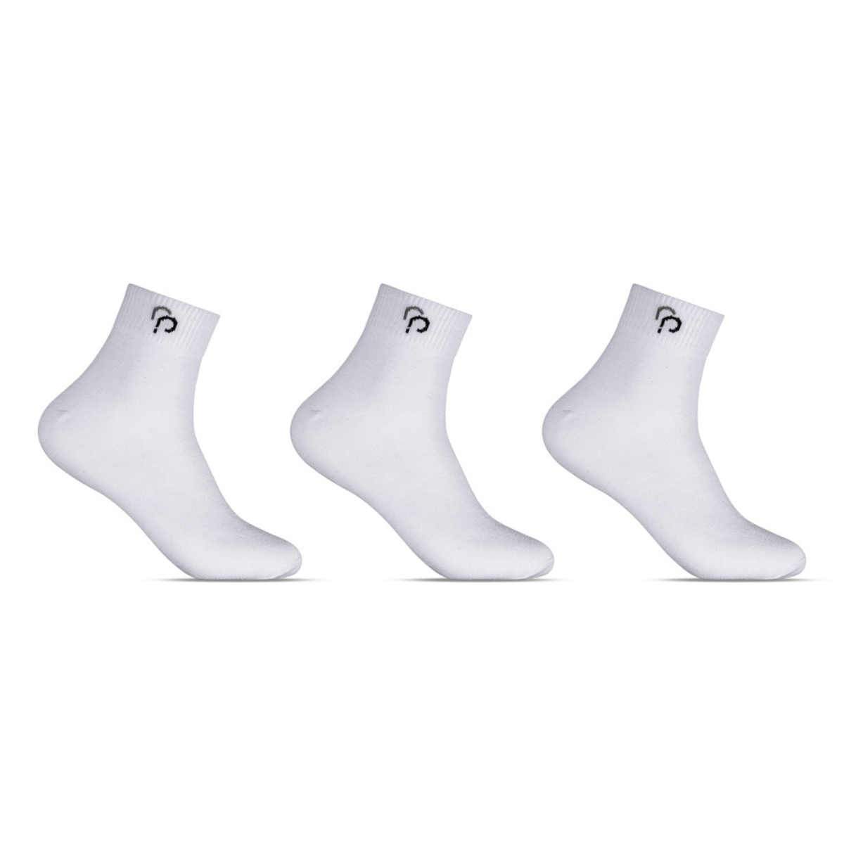 Kit 3 Pares de Meias 33/38 Confort Cano Curto Branca (004RPWC21080) Rafa Parize 1