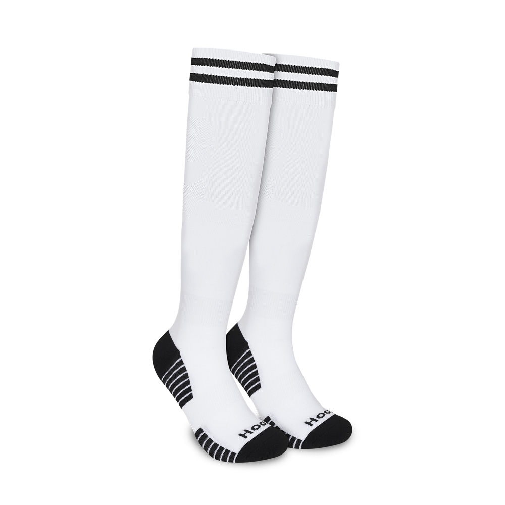 Par de Meia 39/43 Sport Cano Extralongo Atoalhada Branco Preto (004HOMF22774) Hoahi 1