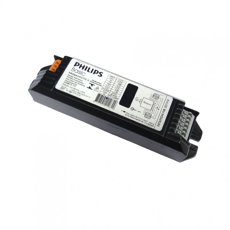 Reator Eletronico 2X18W 220V Afp Eb218A26Plt/C Philips 1