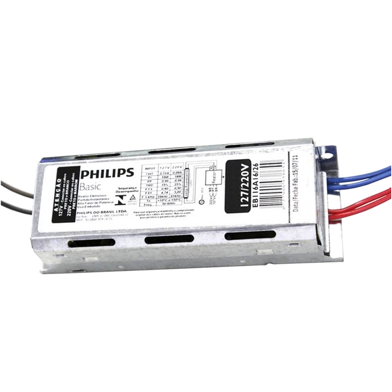 Reator Eletronico 1X32W Biv Afp Eb132A1626 Philips 1