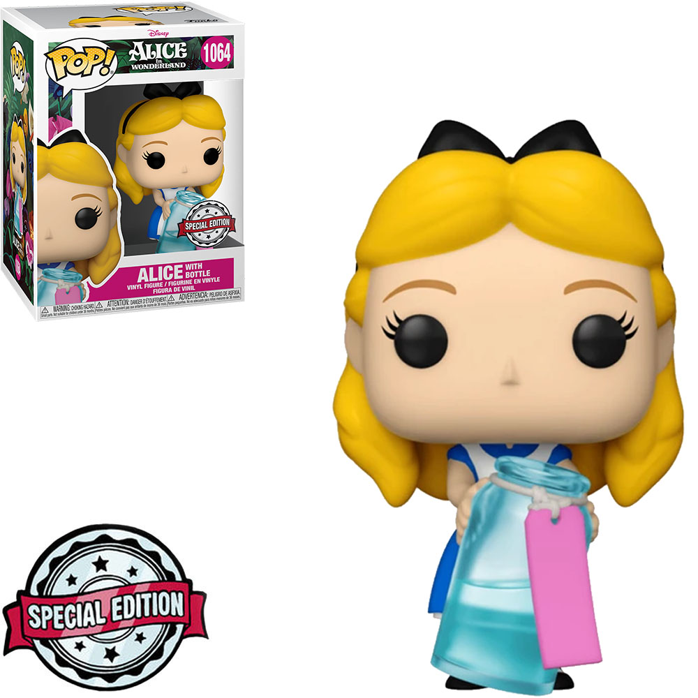 FUNKO POP DISNEY ALICE IN WONDERLAND EXCLUSIVE - ALICE WITH BOTTLE 1064 2