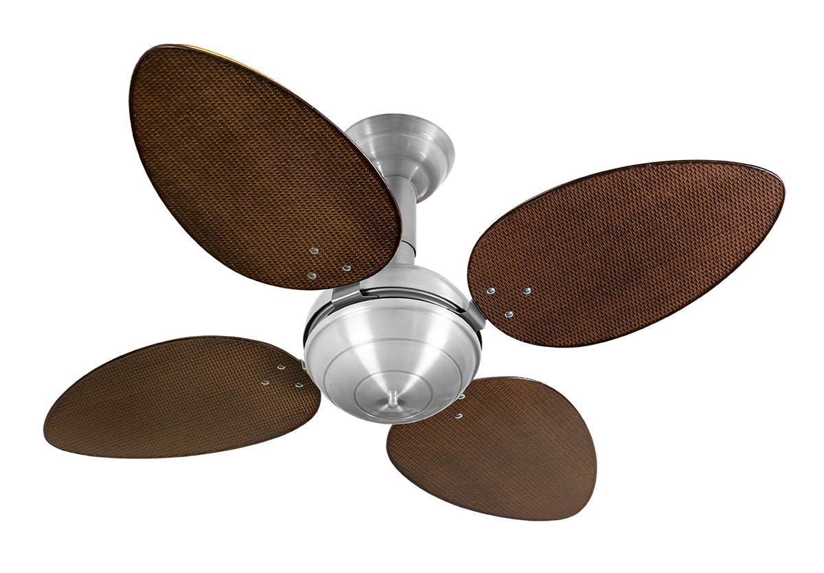 Ventilador De Teto Office Prata 4 Pás Tabaco 130W 220V C3V 26-4261 Ventidelta 1