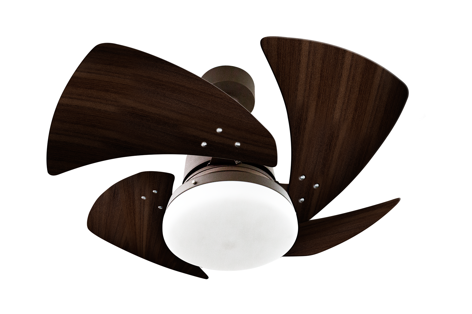 Ventilador De Teto Infinitus Tornado Marrom 4 Pás Tabaco 130W 220V C3V 61-4211 Ventidelta 1