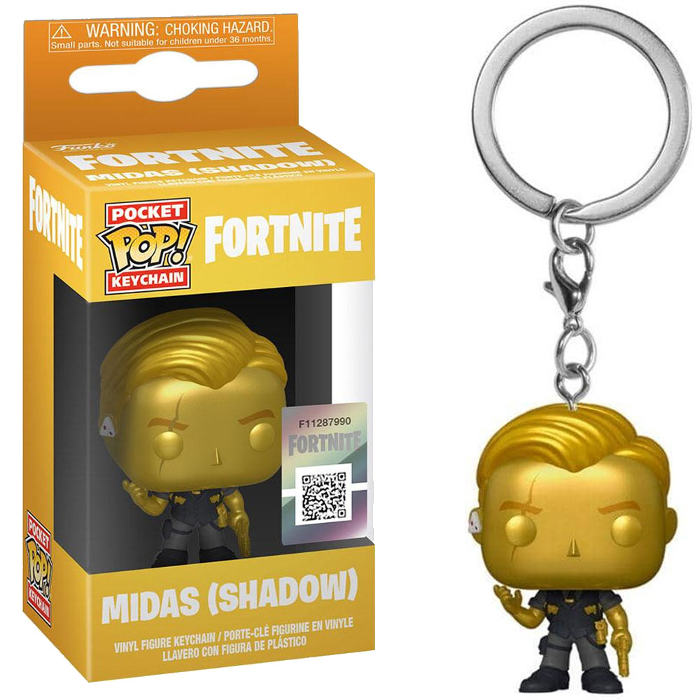 CHAVEIRO FUNKO POCKET POP FORTNITE - MIDAS (SHADOW) 2