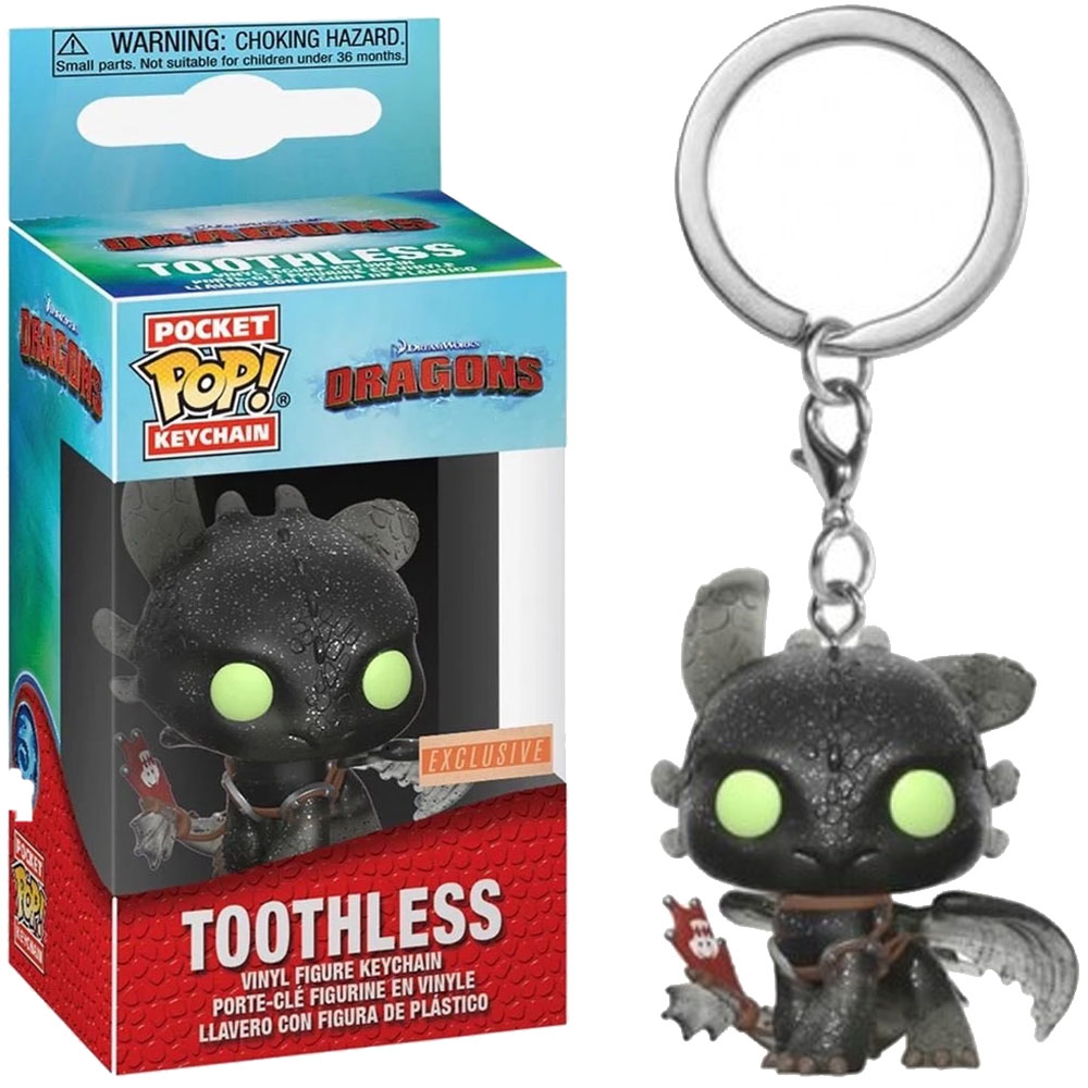 CHAVEIRO FUNKO POCKET POP DRAGONS EXCLUSIVE - TOOTHLESS 2