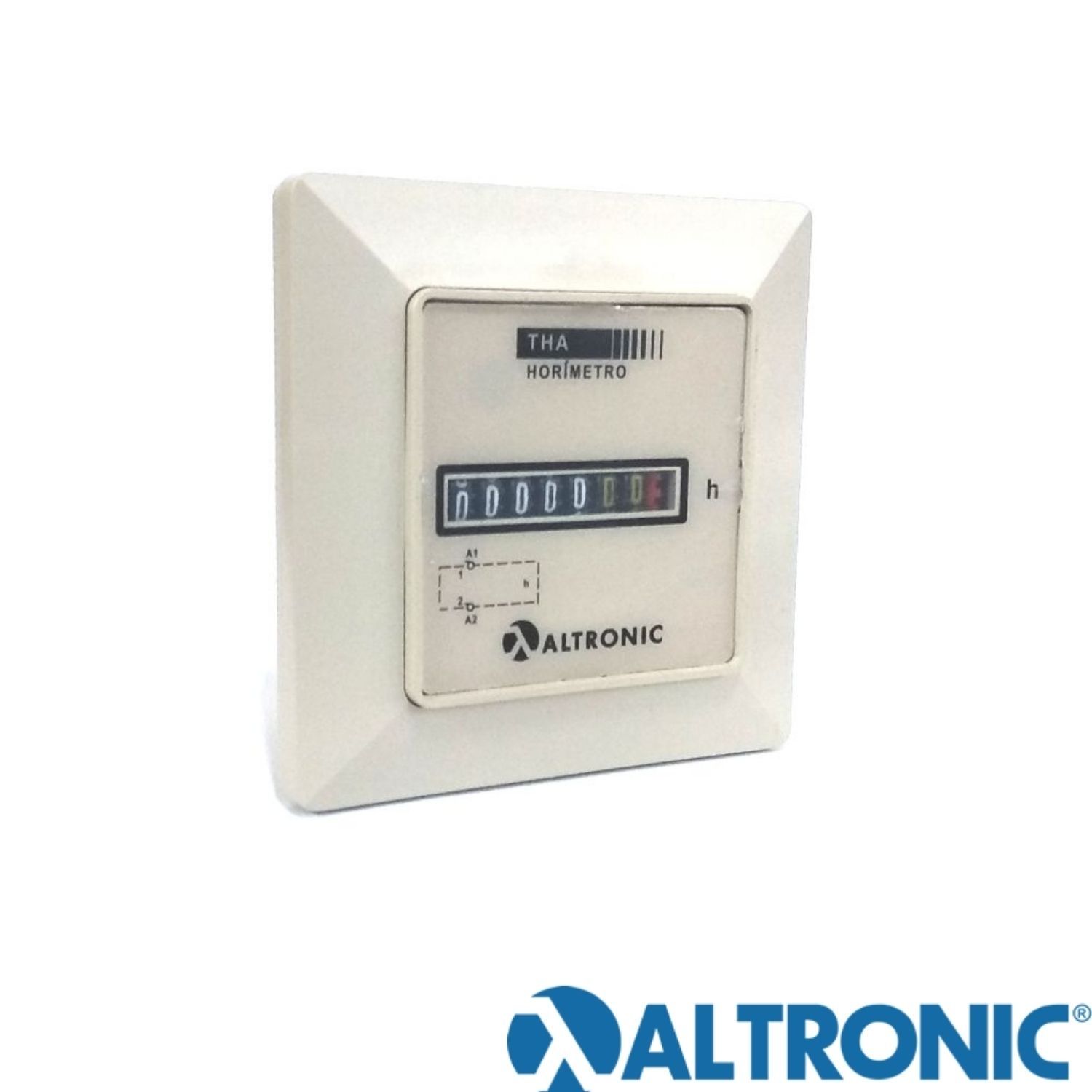 Horímetro Totalizador de Horas 220Vca THA-02 Altronic 1