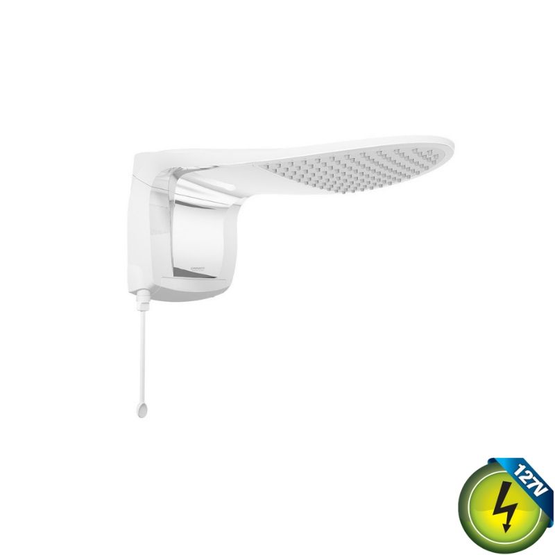 Ducha Acqua Wave Branca/Cromada 5500W 127V Lorenzetti 1