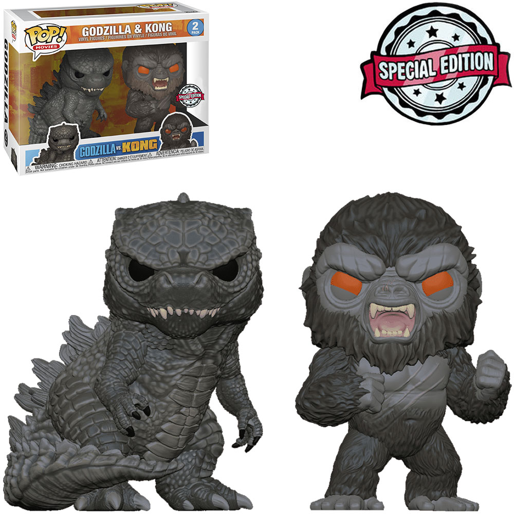FUNKO POP GODZILLA VS KONG EXCLUSIVE - GODZILLA AND KONG (2 PACK) 2