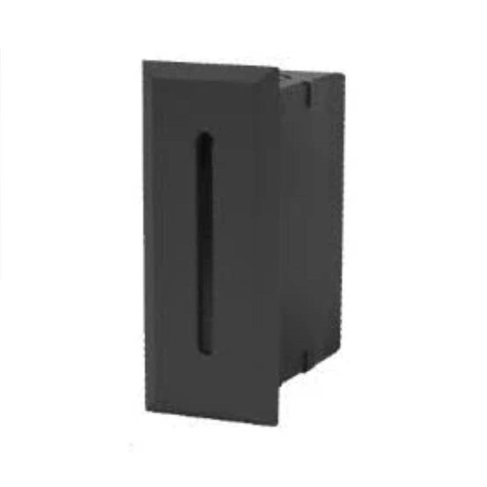 Balizador Embutido Parede Preto Led 1W 3000K (Branco Quente) Bivolt LM1214 Luminatti 1