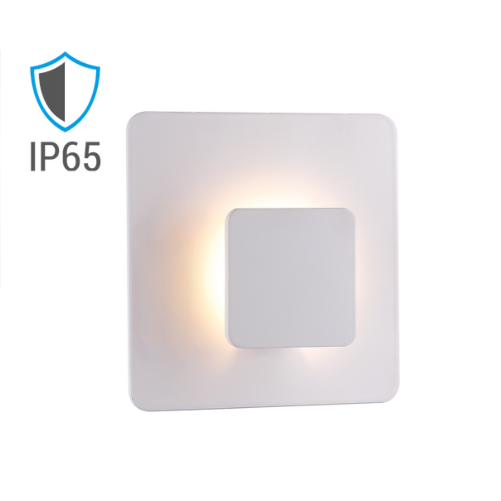 Arandela Led Luz Indireta 150X150 3W 2700K (Branco Quente) Bivolt IP65 LM679 Luminatti 1