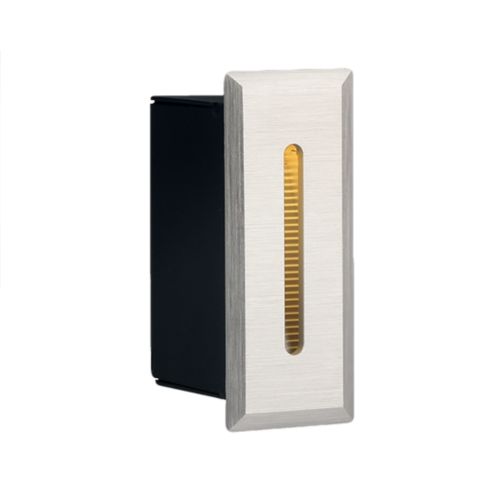 Balizador Embutido Parede Branco Led 1W 3000K (Branco Quente) Bivolt LM878 Luminatti 1