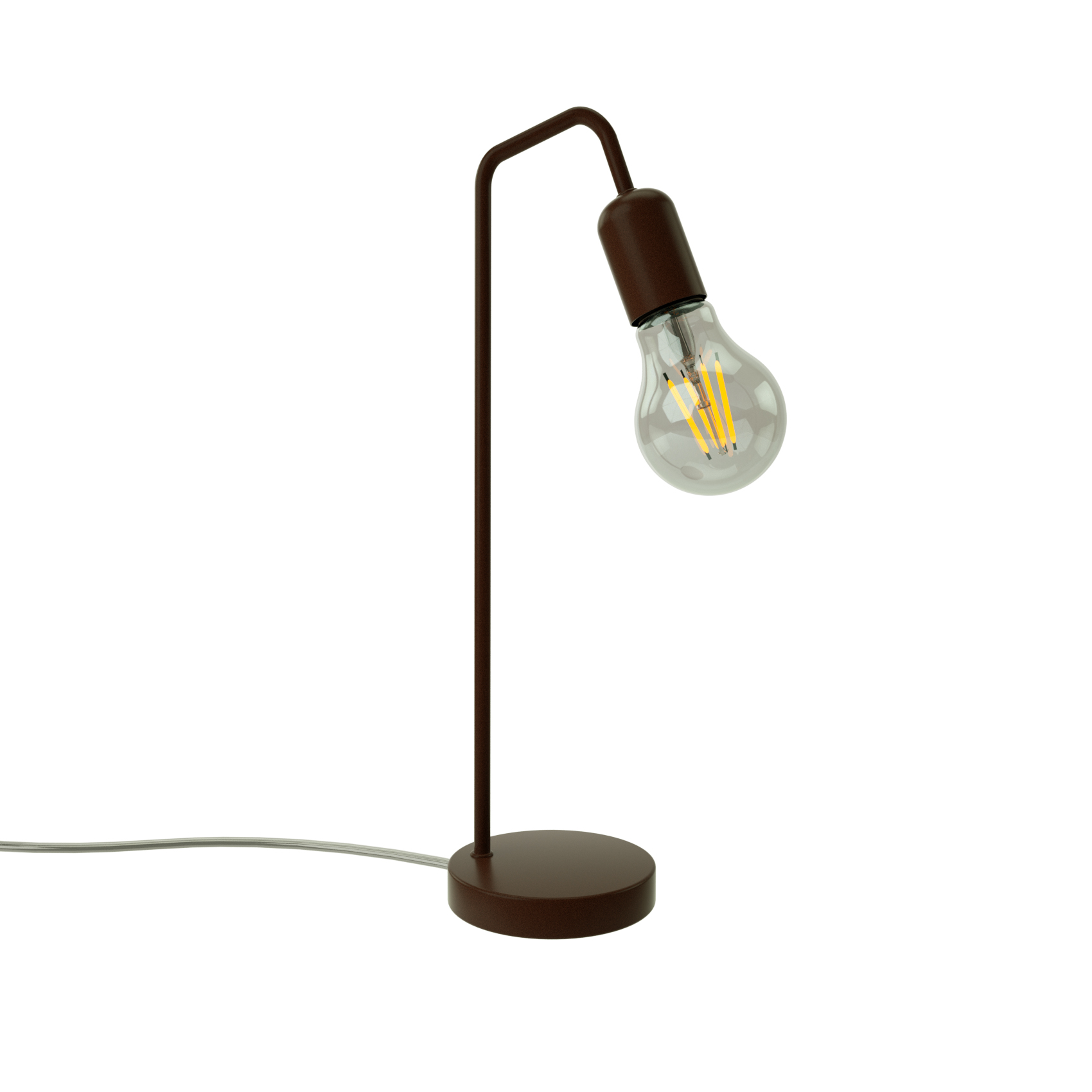 Abajur Edison 1xE27 Marrom Micro - Marrom OR016 1