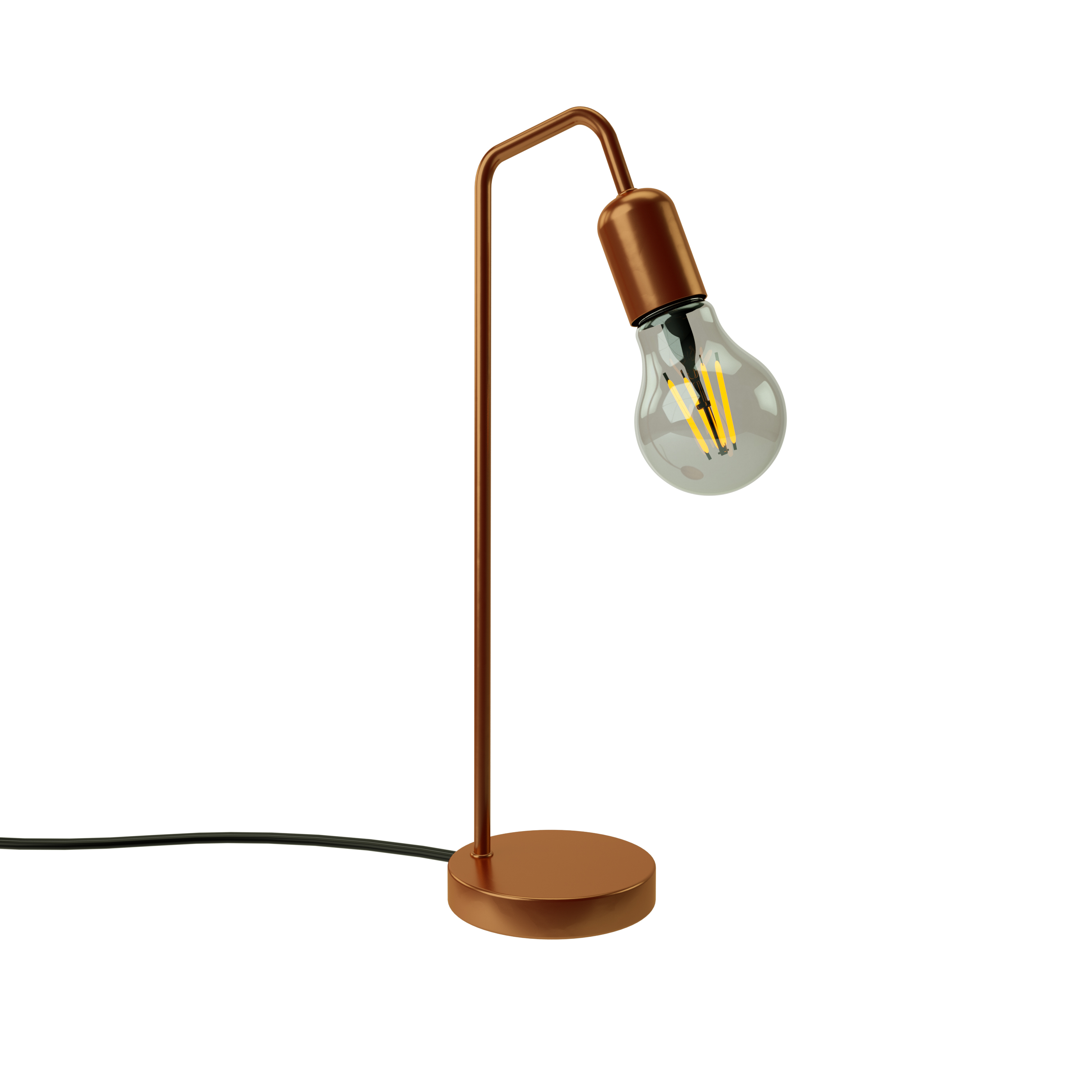 Abajur Edison 1xE27 Bronze - Preto OR018 1