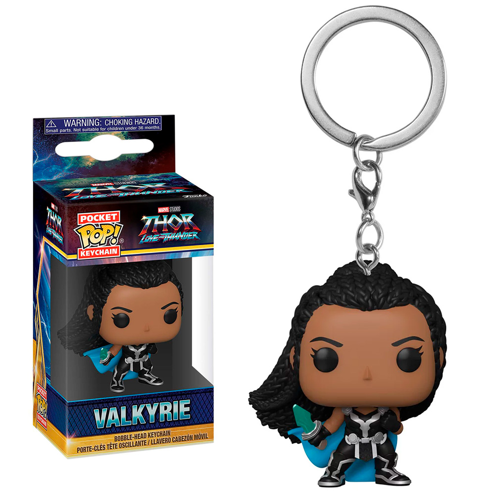Chaveiro Funko Pop Keychain Marvel Thor Love Thunder Valkyrie 62418 1