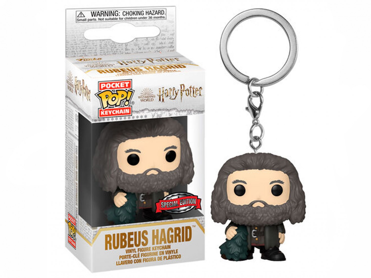 Chaveiro Funko Pop Keychain Harry Potter Holiday Rubeus Hagrid *Ex* 57976 1