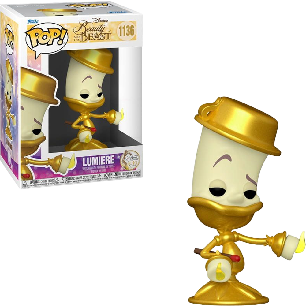 Funko Pop Disney Bt.Beast 30Th Lumiere 1136 1