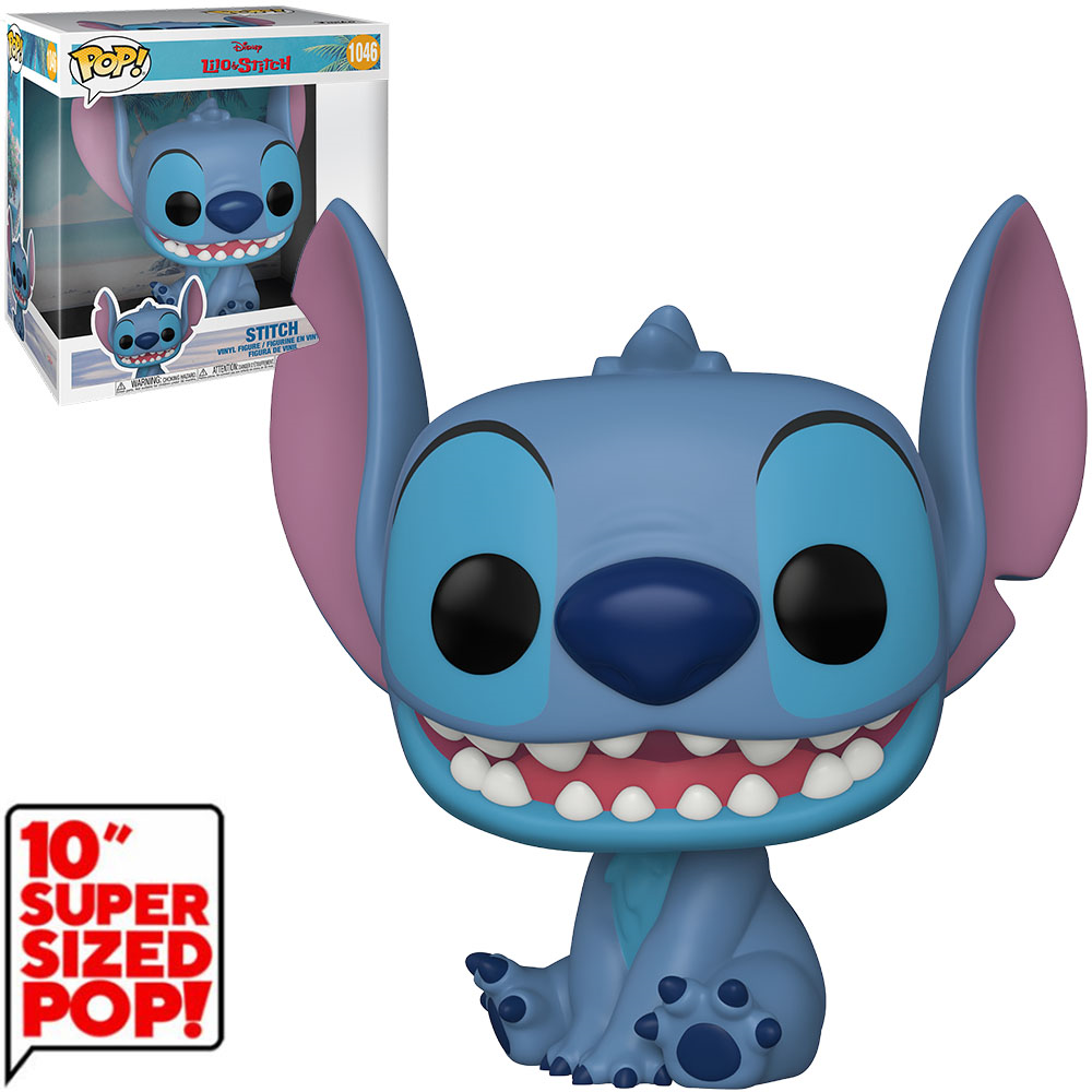 FUNKO POP DISNEY LILO & STITCH - STITCH 1046 (SUPER SIZED 10") 1