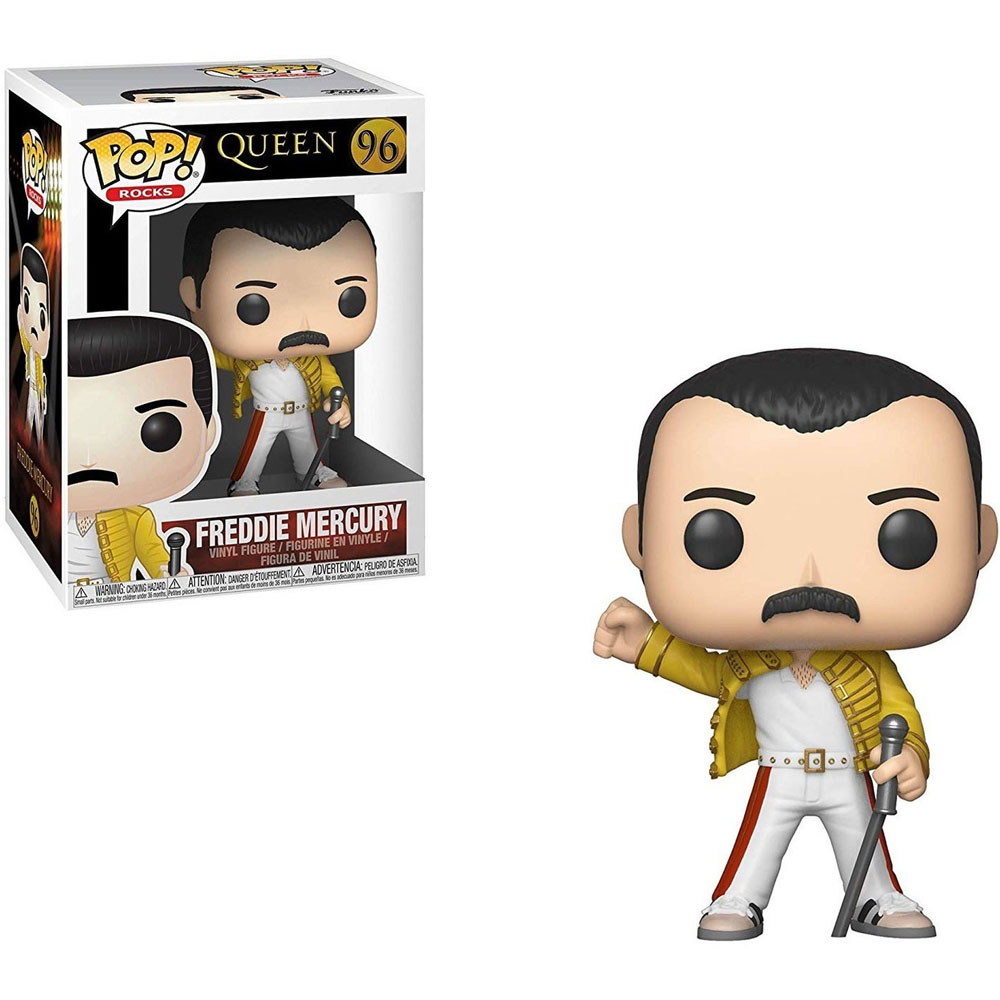 Funko Pop Rocks Queen - Freddie Mercury Wembley 1986 - 96 1