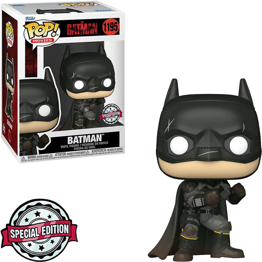 Funko Pop The Batman Batman Battle Damaged *Ex* 1195 1