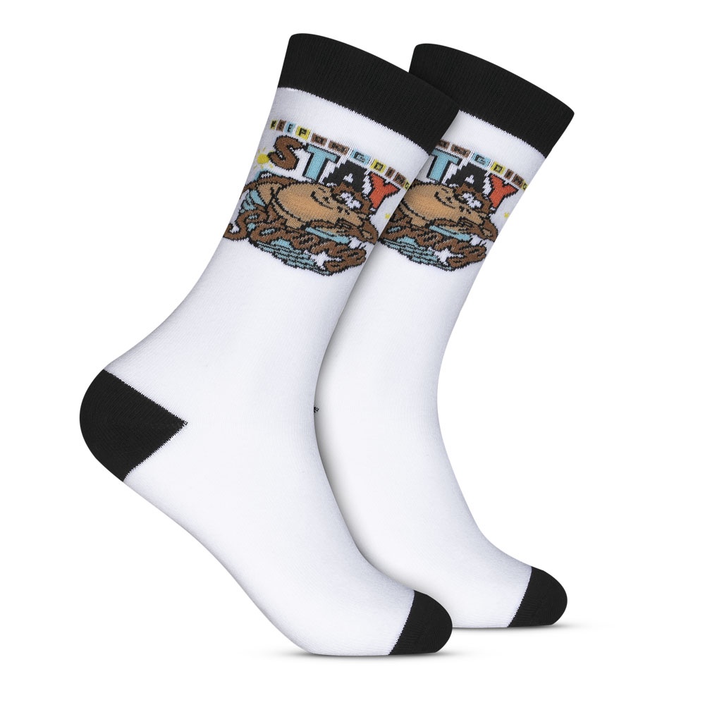 Par de Meia 33/38 Style Cano Longo Taz Mania (004LNWL22772) Hoahi 1