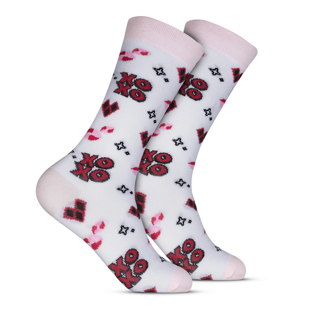 Par de Meia 33/38 Style Cano Longo Harley Quinn (004DCWL22758) Hoahi 1
