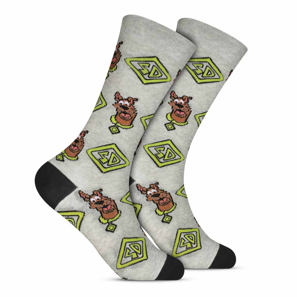 Par de Meia 33/38 Style Cano Longo Scooby-Doo (004SDWL22777) Hoahi 1