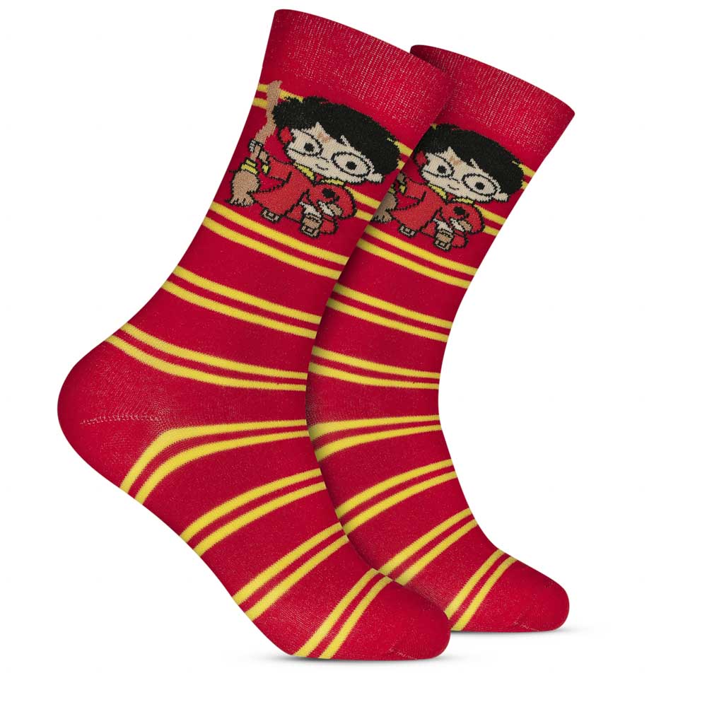 Par de Meia 33/38 Style Cano Longo Harry Potter Listrada (004HRWL22783) Hoahi 1